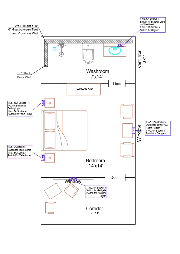 Tent Layout Image